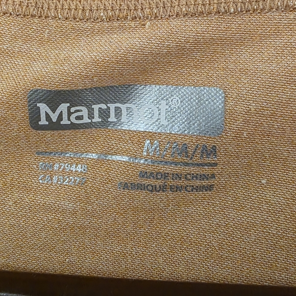 Marmot Women’s Henley Performance Top – Style M47760 – Size Medium (Yellow) - Picture 3 of 9